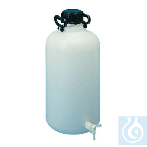 Ballonflasche (Abklaerflaschen) HDPE mit Gewind...