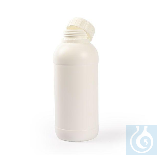 Runde Flasche 500 ml, HDPE, Originalitaetsversc...