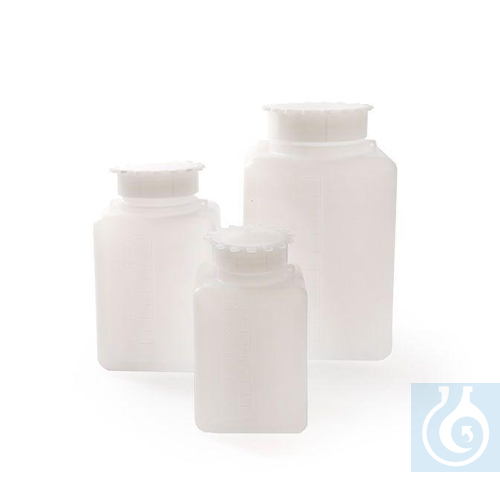 Vierkantflasche HDPE 50 ml, 35 x 37 x H 72, Hal...