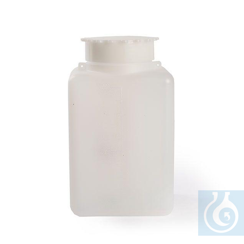 Vierkantflasche HDPE 50 ml, 35 x 37 x H 72, Hal...