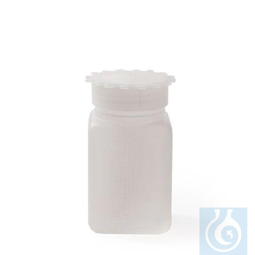 Vierkantflasche HDPE 50 ml, 35 x 37 x H 72, Hal...