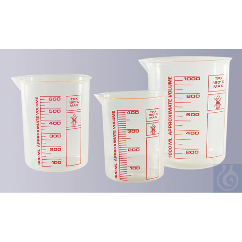 Griffinbecher, TPX, antistatisch, transparent, ...
