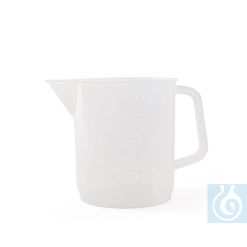 Messbecher PP mit Henkel, 2000 ml, graduiert mi...