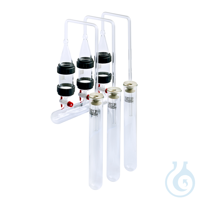 Glassware kit 3 positions for HU6 Glassware kit 3 positions for HU6