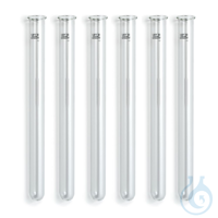 Test tubes Ø26x300 mm, 100 ml 6pcs/box Test tubes Ø26x300 mm, 100 ml 6pcs/box