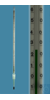 Thermometer mit Normschliff NS 14,5/23, ähnlich DIN, Einschlussform, -10+360:1°C, Kapillare...