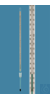 NS-Thermometer -10...+360:1°C NS 14,5/23, Oberteil 350 mm, Einbaulg.100 mm, Füllung grün,...