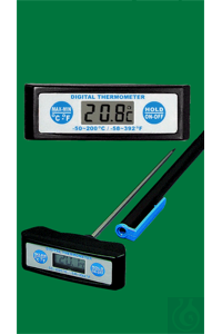 Elektronische digitale thermometer, Maxi-T, -50...+200:0.1°C, omschakelbaar naar °F,...