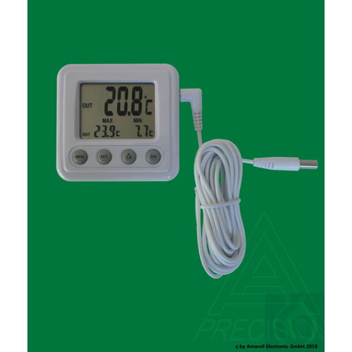 Elektron. Innen-/Außen- Thermom. "Dual Thermo Max/Min mit Alarm",...