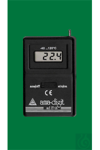 Thermomètre électronique numérique, ad 15 th, -40...+120:0,1°C, sonde à semi-conducteur en acier...