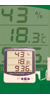 Elektron. Jumbo Display Innen/Außen Hygro-Thermometer mit Uhr, tägliche Speicherrücksetzung...