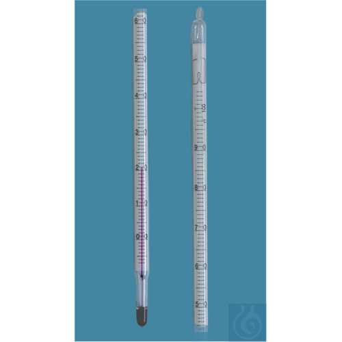 General purpose thermometer, enclosed scale, -3...
