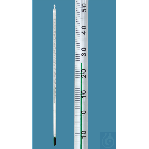 Allgebrauchsthermometer, Stabform, -10+250:2°C, weißbelegt, biologisch...