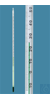 Allgebrauchsthermometer, Stabform, -10+360:2°C, weißbelegt, grüne Füllung, 300x5,5-6,5mm,...