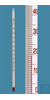Allgebrauchsthermometer, Einfachtyp, Stabform, -10+150:1°C, weißbelegt, rote Spezialfüllung,...
