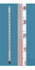Allgebrauchsthermometer, Einfachtyp, Stabform, -35+50:1°C, weißbelegt, rote Spezialfüllung,...