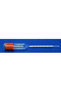 Density hydrometer, type 00, 0,600-0,660:0,001g/cm³, 160mm long, reference temperature 20°C,...