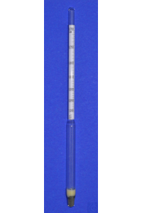 Density hydrometer, 0,700-1,000:0,005g/cm³, 280-300mm long, reference temperature 20°C, without...