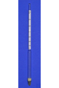 Dichtheidshydrometer, 0.700-1.000:0.005g/cm³, 280-300mm lang, referentietemperatuur 20°C, zonder...