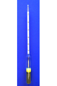 Density hydrometer, 2,000-2,500:0,005g/cm³, 280-300mm long, reference temperature 20°C, without...