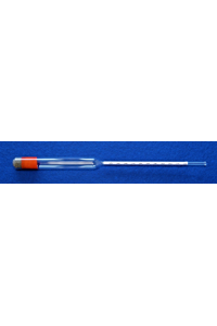 Hydrometer according to Baumé, 0-10:0,1°Bé, 280mm long, reference temperature 15°C, without...