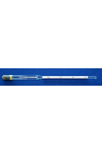 Aräometer nach Baumé, 0-30:1/1°Bé, ohne Therm., Bezugstemp. 15°C, 250mm lang,, mit lfd. Nr.