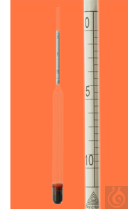 3Articles like: Clarification hydrometer, 0-5:0,5%mas, accuracy + 1 scale division, 290mm...