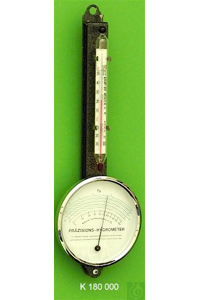 Polymeter with thermometer, with hair hygrometer 0-100% relative humidity and thermometer...