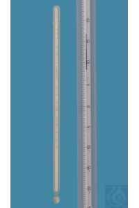 Meteorological thermometer according to BS 692, type Minimum with dark glass index, Min.1/C,solid...