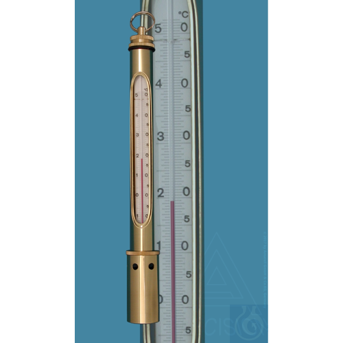Brunnen-Schöpfthermometer, Einschlussform, -20+60:0,5°C, Kapillare...