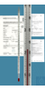 Laborthermometer, DIN 12775, Einschlussform, -5/0+100:0,5°C, Kapillare prismatisch unbelegt, rote...