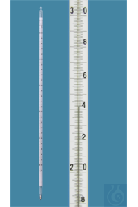 Amarell-Spezial-Thermometer, Einschlussform, +298+360:0,1°C, Kapillare rund...