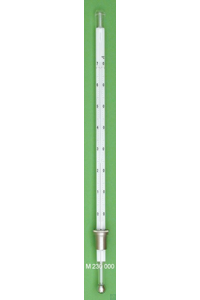 Metal ferrules, DIN 12787, A13, mounted on flash point thermometer according to Abel-Pensky