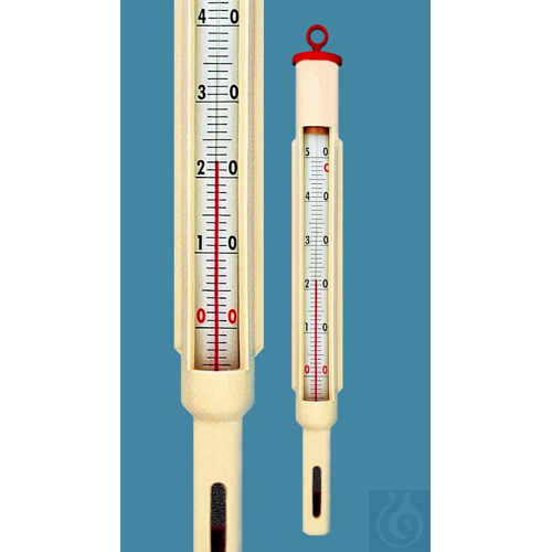 Schwimmthermometer, Einschlussform, 0+50:1&deg;...