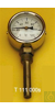 Bimetaal wijzerplaatthermometer, radiale steel, 0+160:2°C, kastdiameter 100mm, insteeklengte...