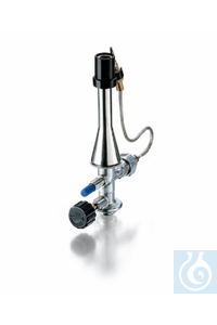 Cartridge Burner with safety element, cartridge with air regulation, needle valve, T=1650°C incl....