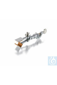 Statiefklem met noot, zinklegering, met poedercoating, bekken met kurk bekleed, 13 - 40 mm,...