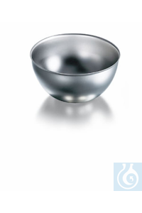 Evaporating dish, stainless steel, high form, Ø 200 mm, height 90 mm, volume 2000 ml