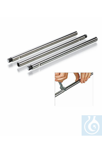 Tiges de rallonge, inox, 1 filet femelle / 1 filet male M10, Ø 12 mm, dimension clé 10 mm, L =...