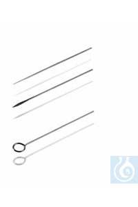 Inoculation loop, stainless steel, length 50 mm, loop Ø 4 mm