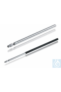 Naaldhouder, messing vernikkeld, lengte 125 mm