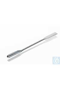 Pulverspatel, rostfreier Edelstahl, Blattbreite 9 mm, Länge 210 mm