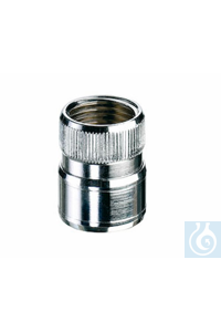 Quick coupling for Water jet pump, chromium plated brass, G 1/2