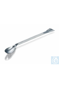 Spatellöffel, rostfreier Edelstahl, Löffel gebogen, Löffelbreite 19 mm, Länge 150 mm