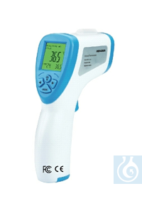 Kontaktloses Infrarot Thermometer, blau, 1 Stück