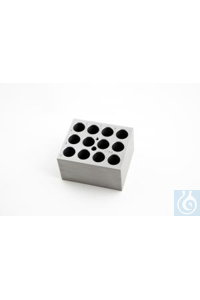 Labnet: Block, 12 x 17mm Röhrchen