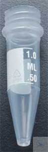1,5ml APEX Plus, weißes Beschriftungsfeld Mikrozentrifugentube konisch