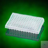 96 Well Semi-Skirted ''Raised Rim'' PCR Platten Die Platten haben dünne Wände fü