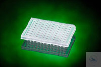 96 Well Semi-Skirted ''Raised Rim'' PCR Platten Die Platten haben dünne Wände fü