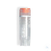 Kryoröhrchen 1.0 ml, PP, mit Innengewinde, freistehend, steril, 100 Stk./Pack mi